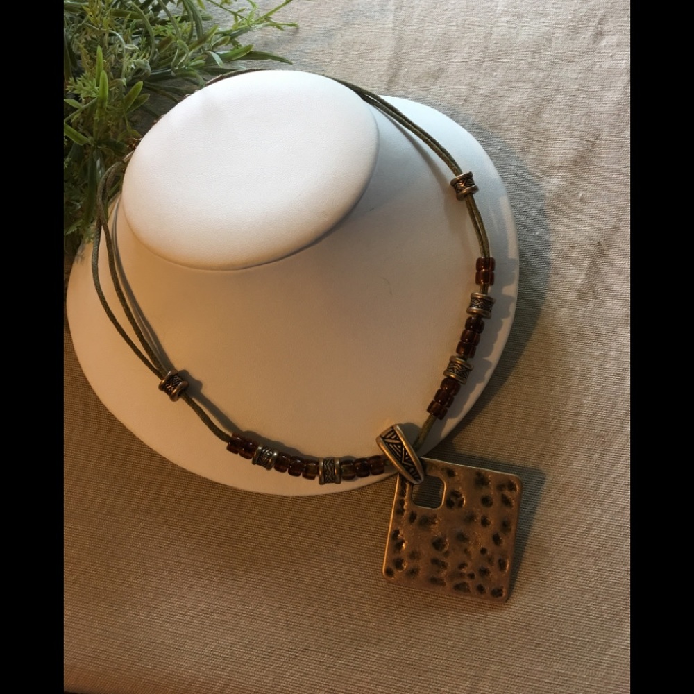 Premier Designs Brass Plated Bali Necklace